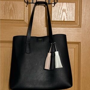 Guess Black Tote with Tassels